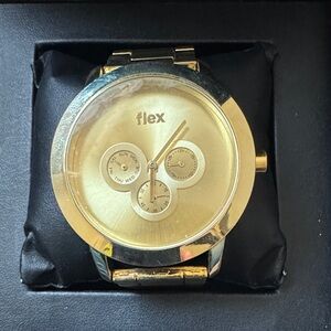 Flex Gold Multifunction Men's Watch